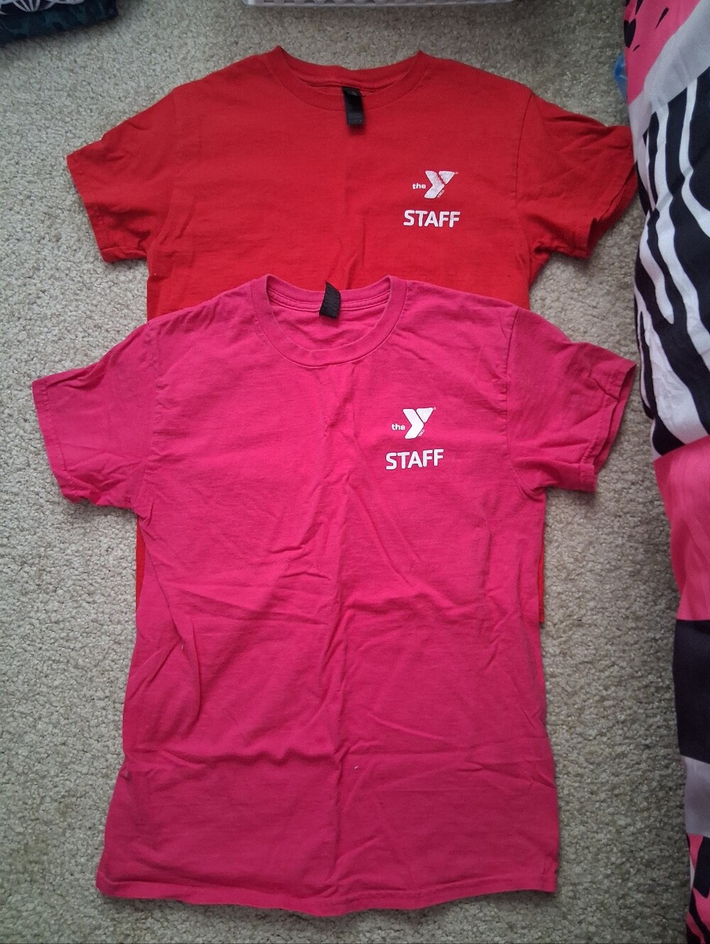 YMCA staff t-shirts